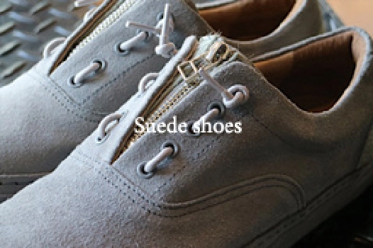 Suede shoes