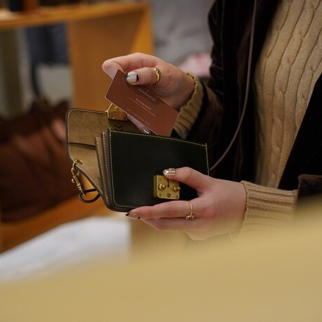 Cordovan - Brass Parts Short Wallet -