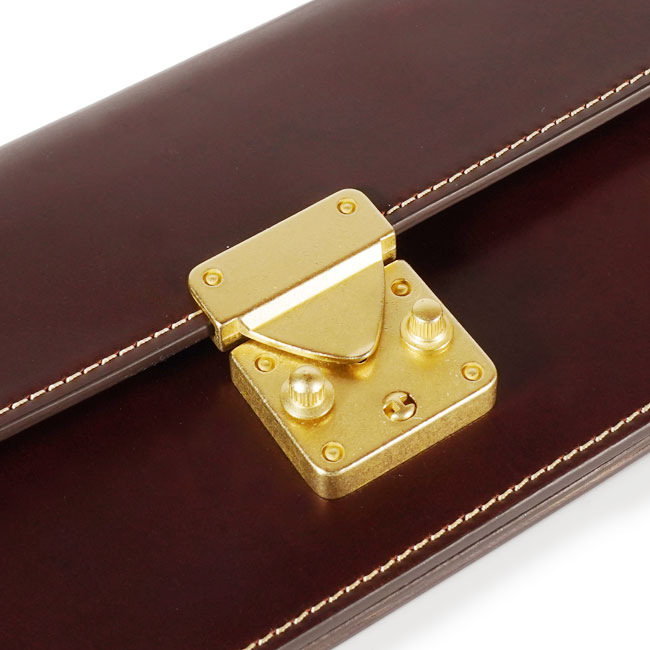 Cordovan-brass parts long wallet -2024SS | SLOW – スロウ 公式EC 