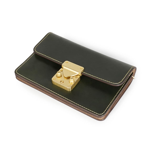 Cordovan-brass parts short wallet -2024SS | SLOW – スロウ 公式EC 