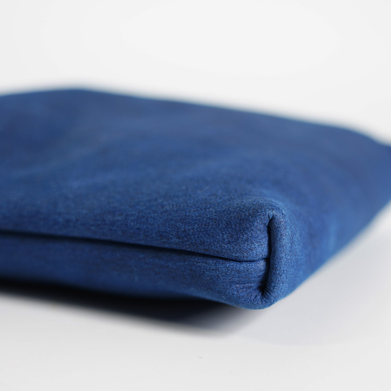 藍染め Deer Nubuck - 2Way Draw String Shoulder Bag -