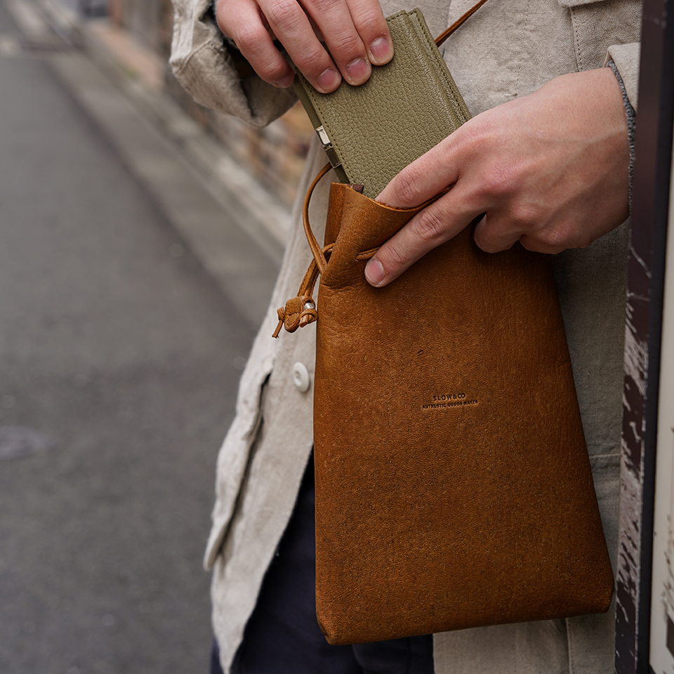 Deer - 2Way Draw String Shoulder Bag -