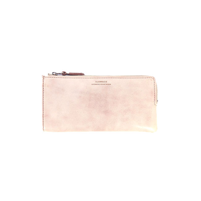 White wax-Lzip long wallet- | SLOW – スロウ 公式ECサイト | 革製の