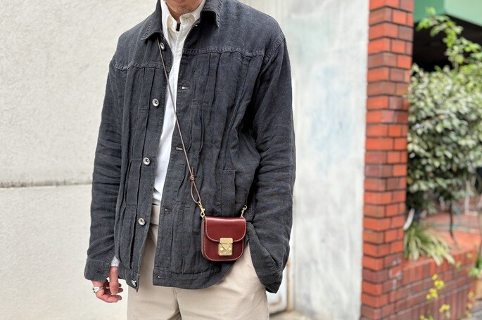 「ファッションシーンで使えるお財布」 真鍮×コードバンの逸品