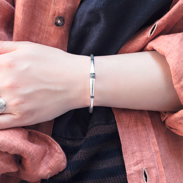 Tuareg Silver-Bangle A12-
