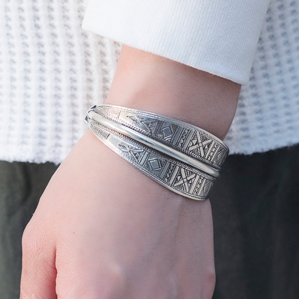 Tuareg Silver-Bangle A9-