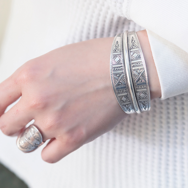 Tuareg Silver-Bangle A9-