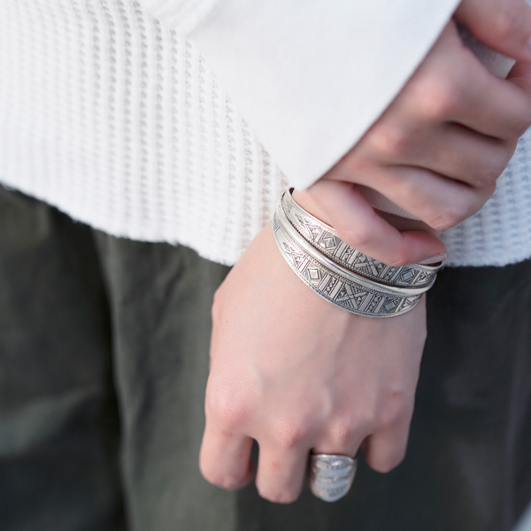 Tuareg Silver-Bangle A9-