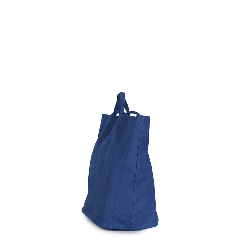 藍染め Deer Nubuck-2Way Tote Bag-M