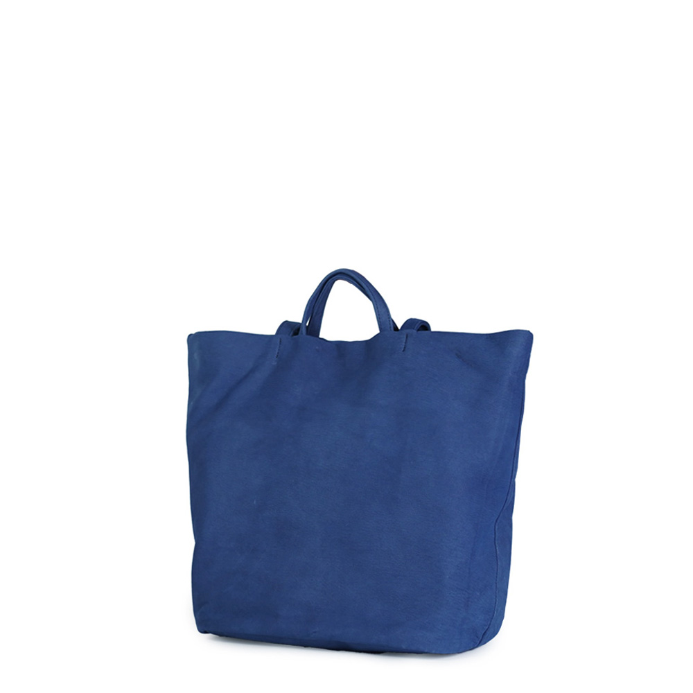 藍染め Deer Nubuck-2Way Tote Bag-M