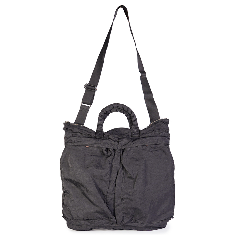 Dyed Nylon-Helmet Shoulder Bag-