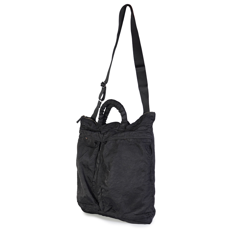 Dyed Nylon-Helmet Shoulder Bag-
