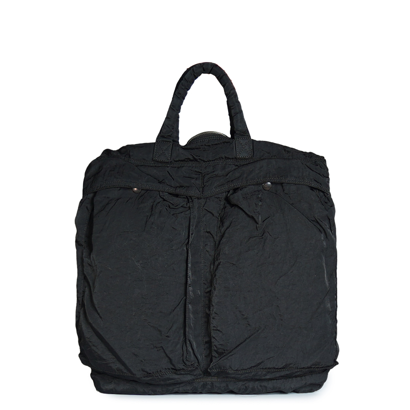 Dyed Nylon-Helmet Shoulder Bag-