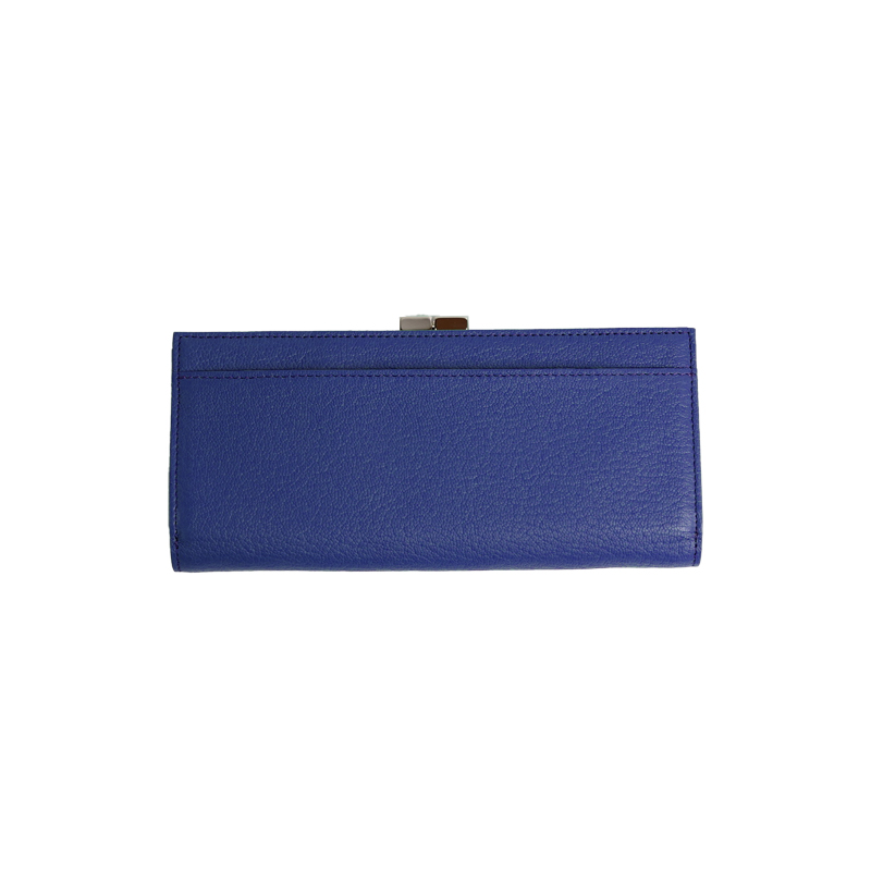 Goat-Clasp Long Wallet-