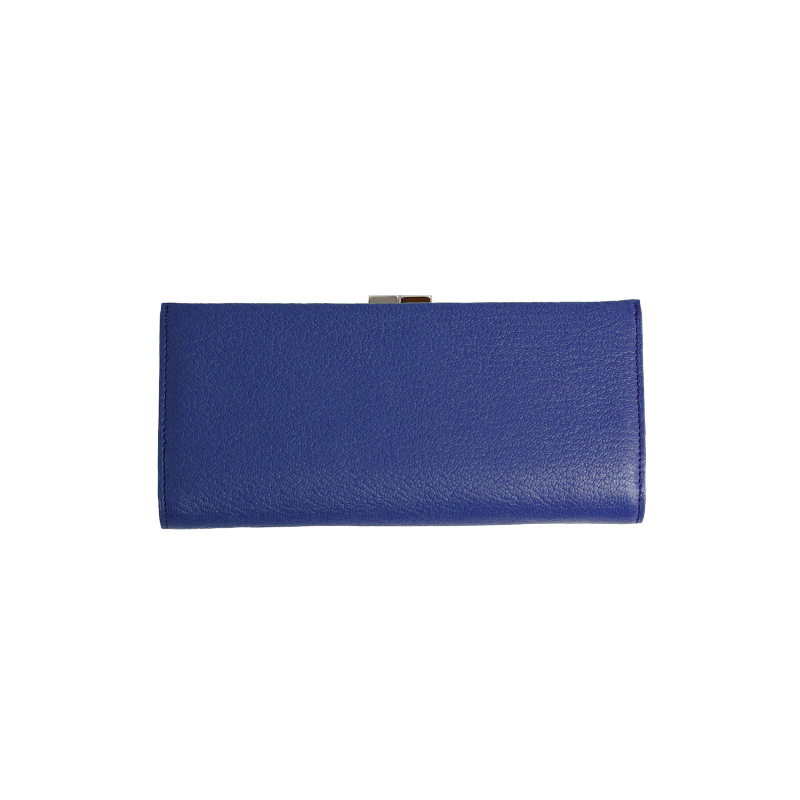 Goat-Clasp Long Wallet-