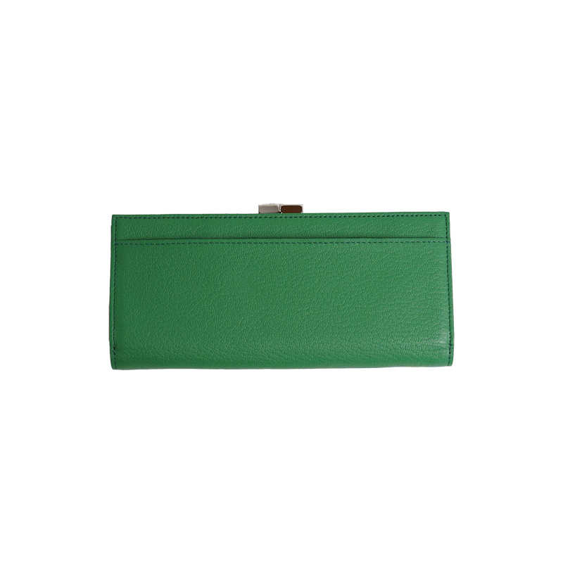 Goat-Clasp Long Wallet-