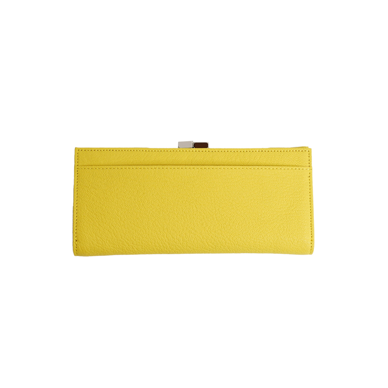 Goat-Clasp Long Wallet-
