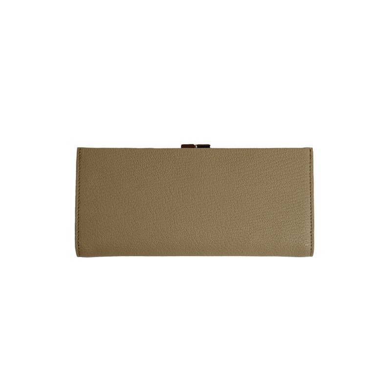Goat-Clasp Long Wallet-