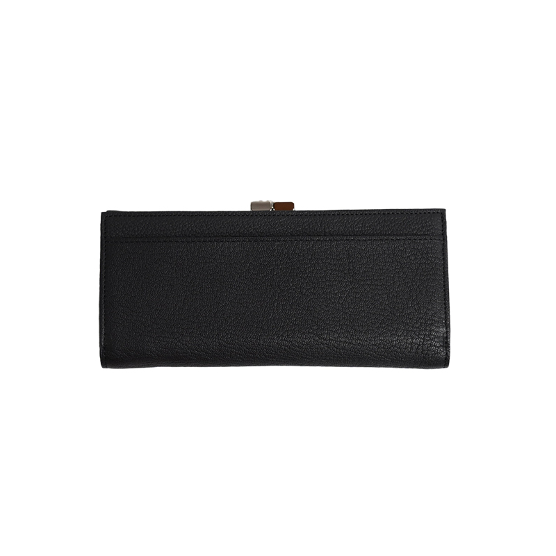Goat-Clasp Long Wallet-