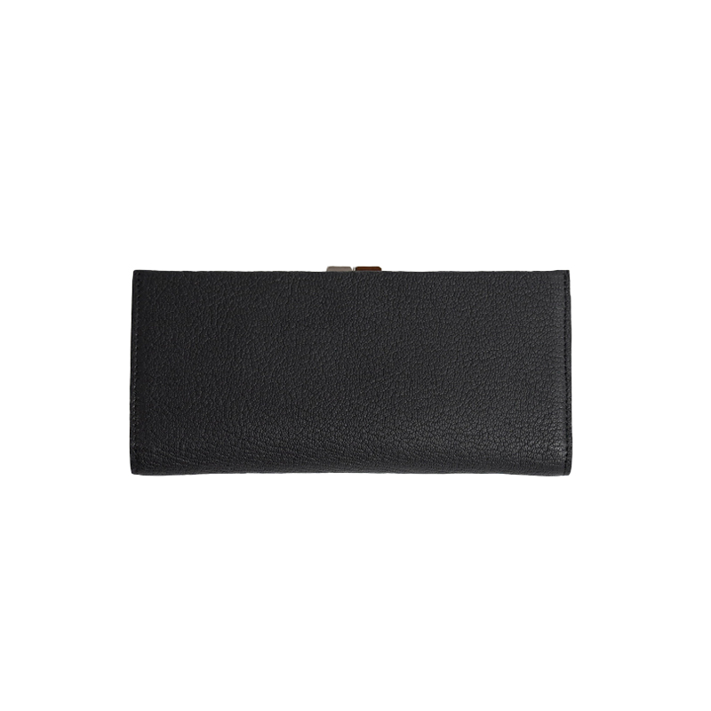 Goat-Clasp Long Wallet-