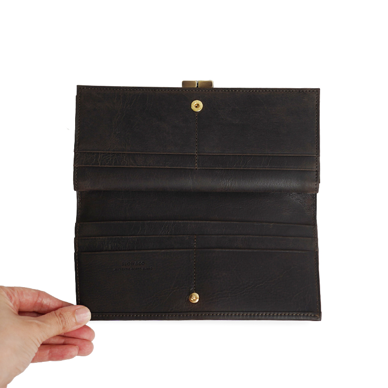 Kudu-Clasp Long Wallet-