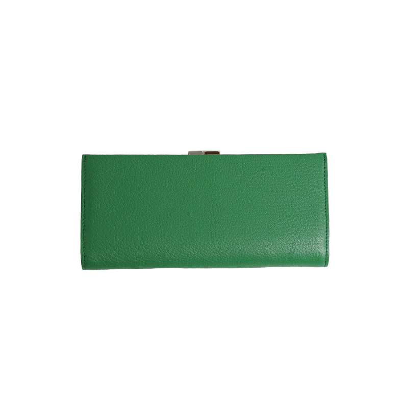 Goat-Clasp Long Wallet-