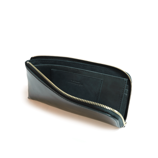 SLOW cordovan -Lzip long wallet-