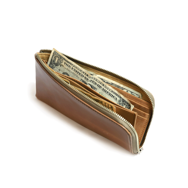 cordovan Lzip long wallet | SLOW – スロウ 公式ECサイト | 革製の