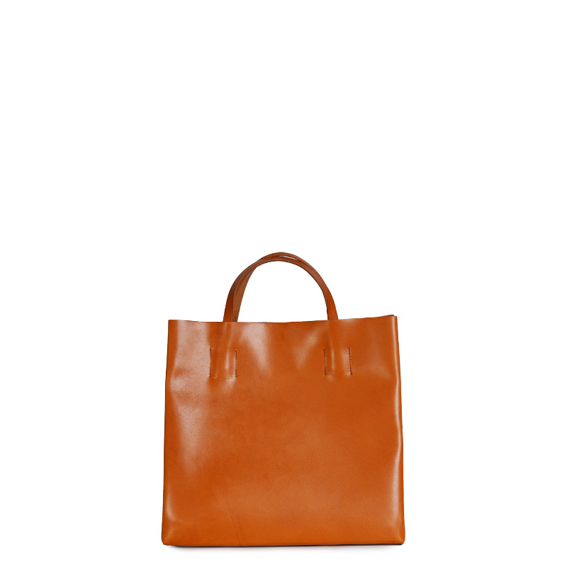 Leather - Brown Bag - S