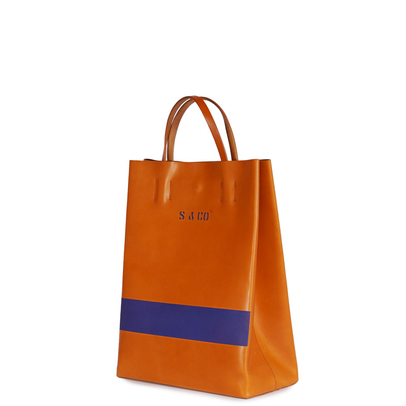 Leather - Brown Bag - L