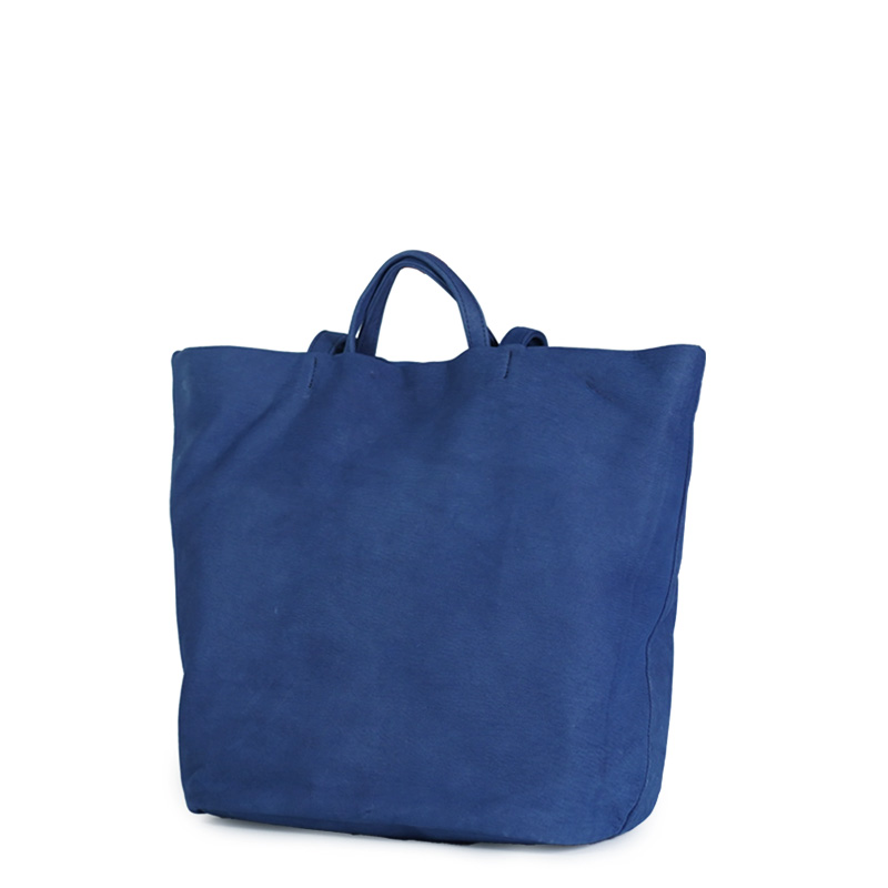 藍染め deer nubuck-2way tote bag-M