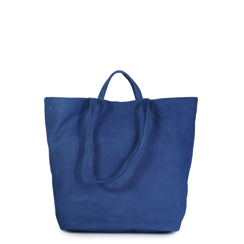 藍染め deer nubuck-2way tote bag-M