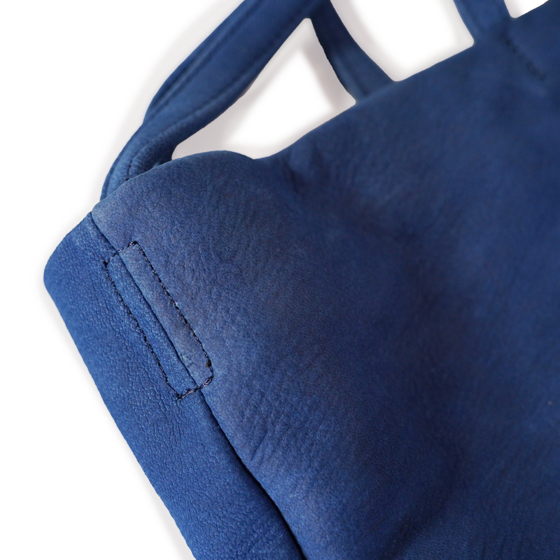藍染め deer nubuck-2way shoulder bag-M