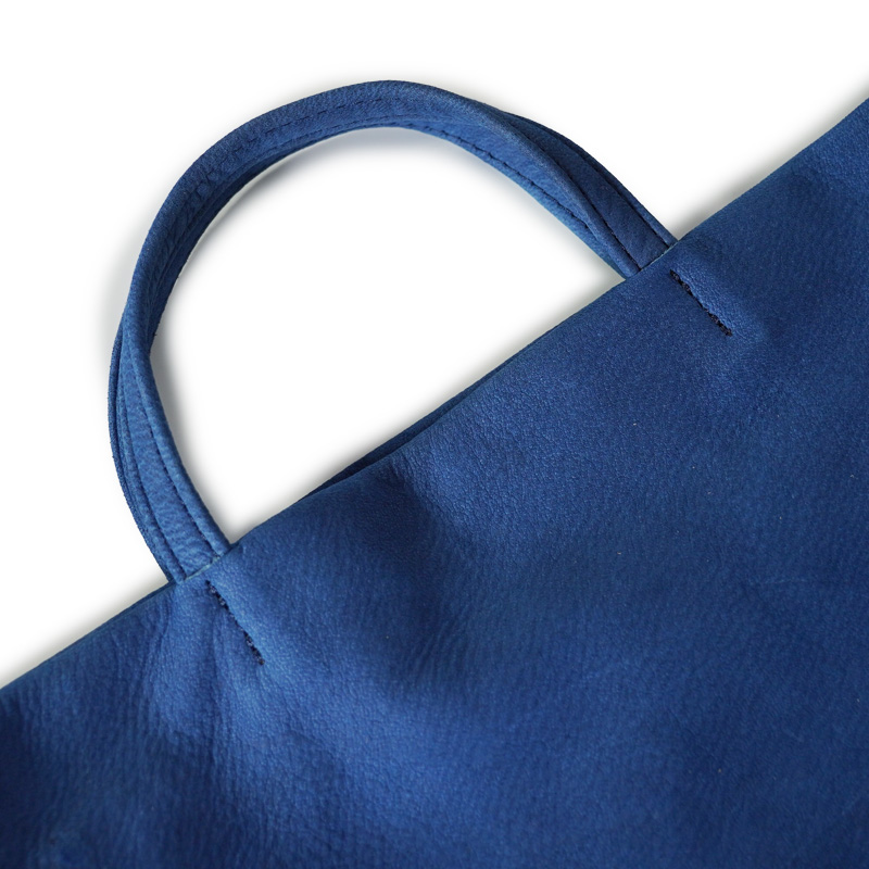 藍染め deer nubuck-2way shoulder bag-M