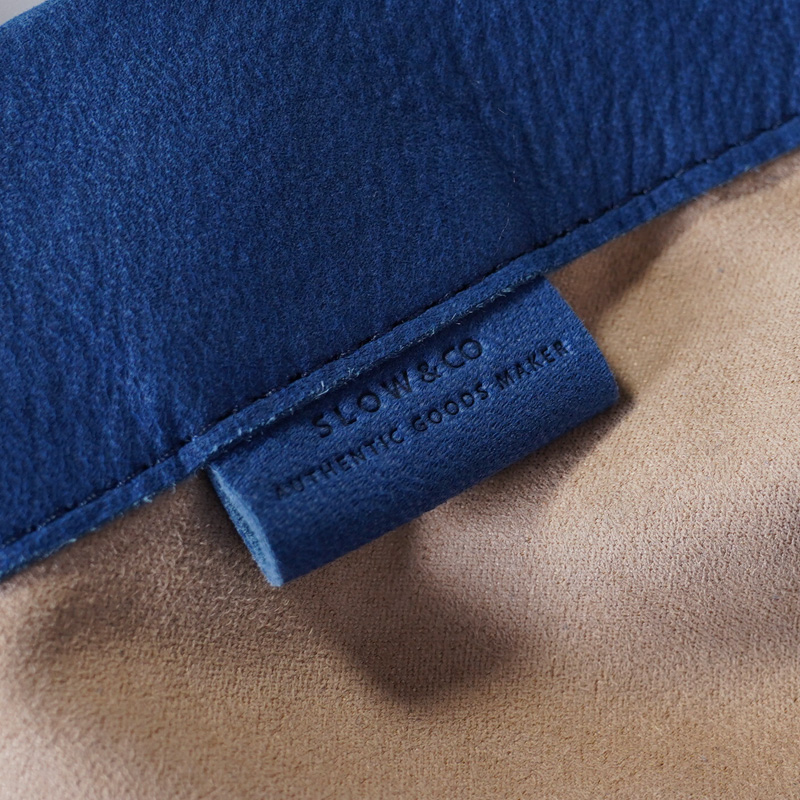 藍染め deer nubuck-2way shoulder bag-M