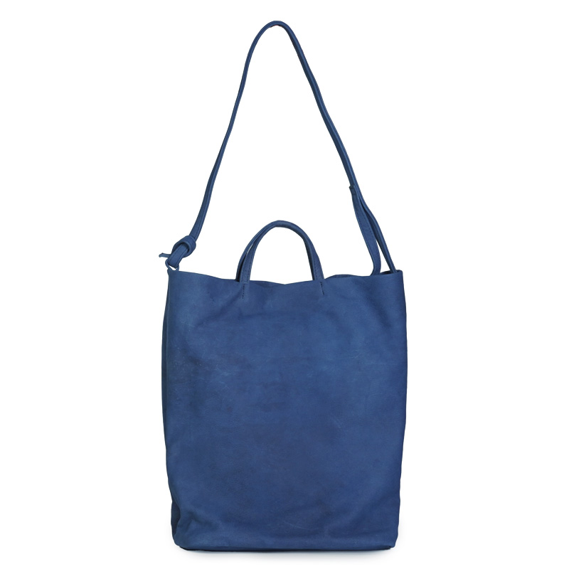 藍染め deer nubuck-2way shoulder bag-M
