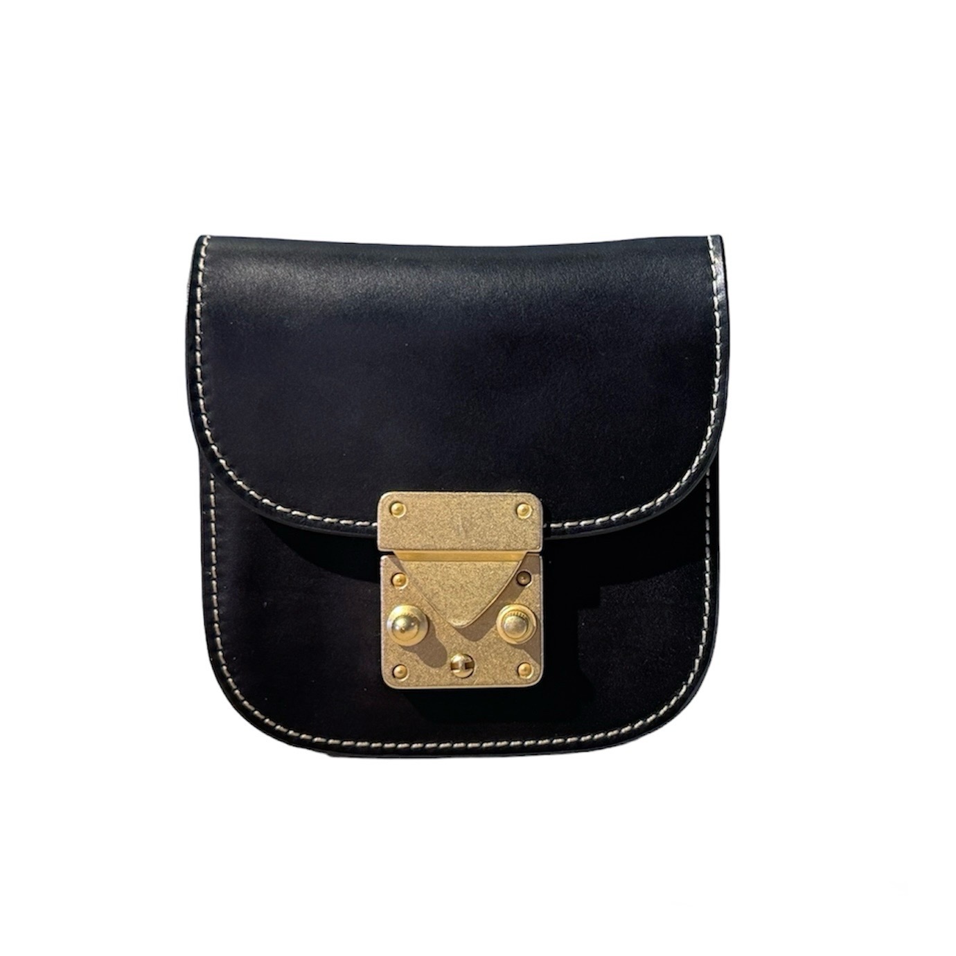 Cordovan-brass parts round wallet | 革製のバッグ、財布 等の製造販売